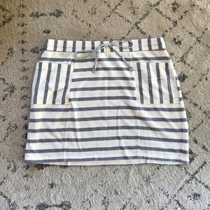 Lou & Grey Cotton Mini Skirt Size M-Has Pockets!
